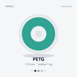 Bobine de filament PETG Winkle 1,75 mm, 1 kg, 5 coloris disponibles