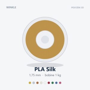 Bobine de filament PLA Silk Winkle 1,75 mm, 1 kg, 9 coloris disponibles