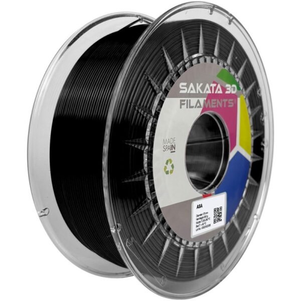 Bobine Filament ASA Sakata 3D NEGRO Bobine Filament ASA Sakata 3D NEGRO