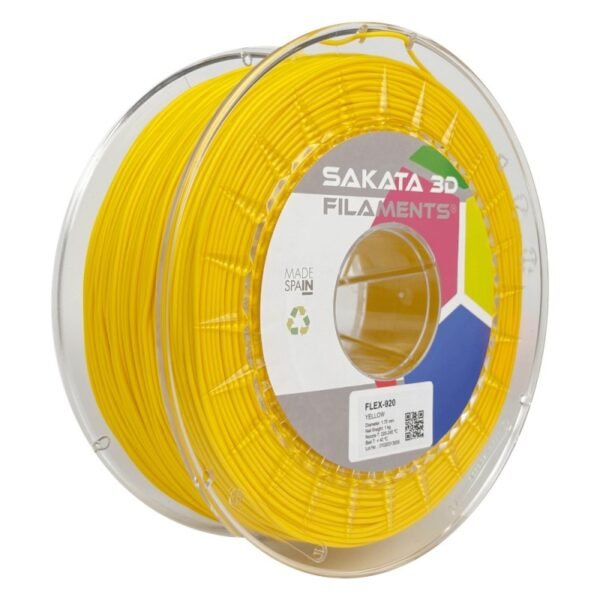 Bobine Filament flexible FleX-920 Sakata 3D AMARILLO Bobine Filament flexible FleX-920 Sakata 3D AMARILLO