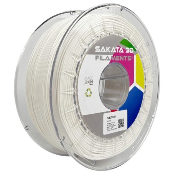 Bobine Filament flexible FleX-920 Sakata 3D BLANCO Bobine Filament flexible FleX-920 Sakata 3D BLANCO