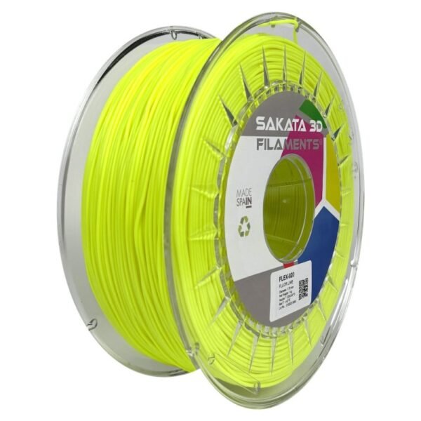 Bobine Filament flexible FleX-920 Sakata 3D FLUOR LIME Bobine Filament flexible FleX-920 Sakata 3D FLUOR LIME