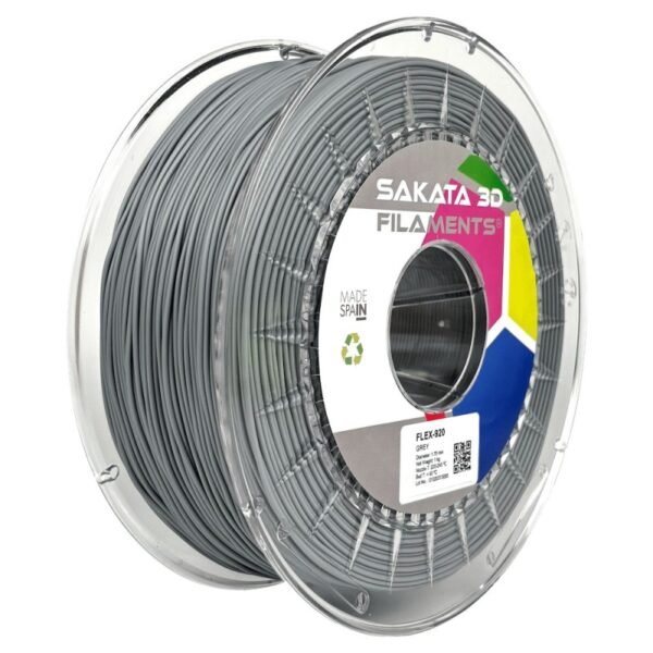 Bobine Filament flexible FleX-920 Sakata 3D GRIS Bobine Filament flexible FleX-920 Sakata 3D GRIS