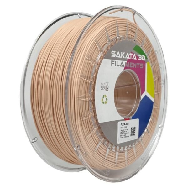 Bobine Filament flexible FleX-920 Sakata 3D SKIN TONE 1 Bobine Filament flexible FleX-920 Sakata 3D SKIN TONE 1