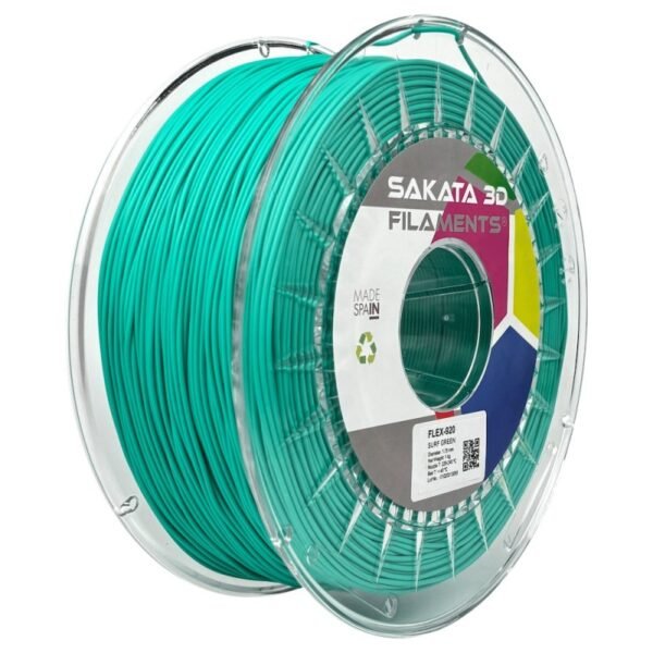 Bobine Filament flexible FleX-920 Sakata 3D SURF GREEN Bobine Filament flexible FleX-920 Sakata 3D SURF GREEN