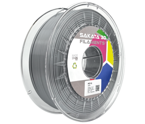 Bobine Filament PETG Sakata 3D GRIS Bobine Filament PETG Sakata 3D GRIS