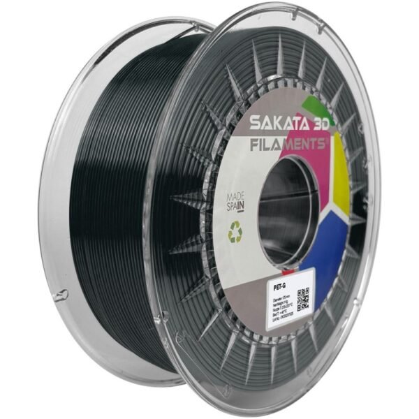 Bobine Filament PETG Sakata 3D GRIS ANTRACITA Bobine Filament PETG Sakata 3D GRIS ANTRACITA
