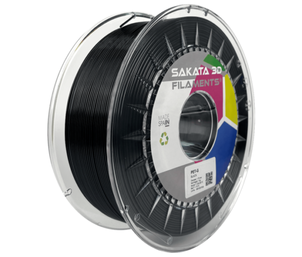 Bobine Filament PETG Sakata 3D NEGRO Bobine Filament PETG Sakata 3D NEGRO