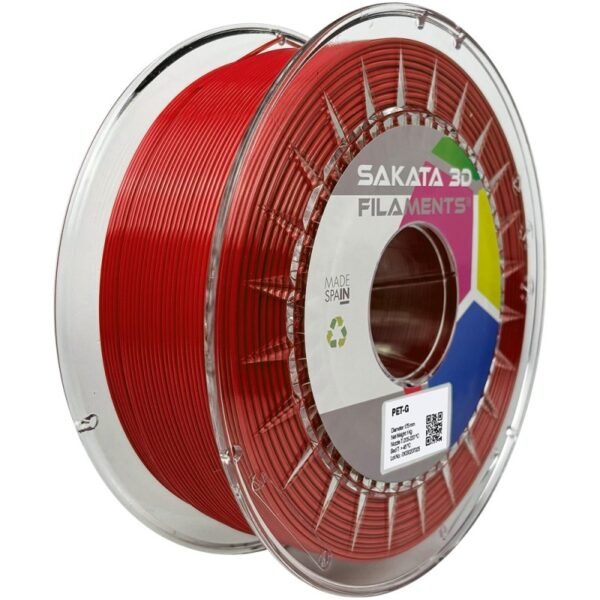 Bobine Filament PETG Sakata 3D ROJO Bobine Filament PETG Sakata 3D ROJO
