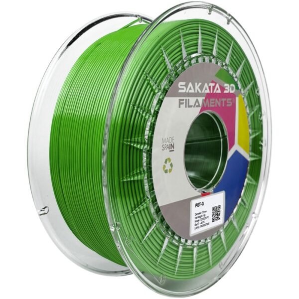 Bobine Filament PETG Sakata 3D VERDE Bobine Filament PETG Sakata 3D VERDE