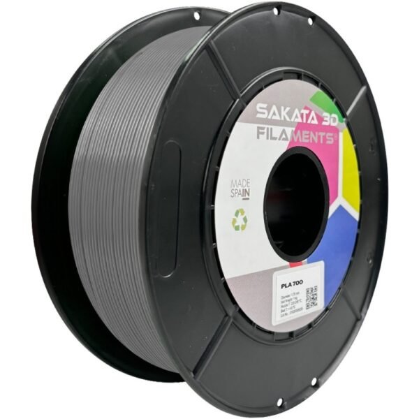 Bobine Filament PLA 700 XXL Sakata 3D GRIS