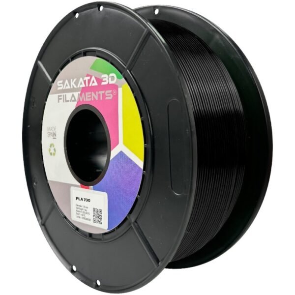 Bobine Filament PLA 700 XXL Sakata 3D NEGRO