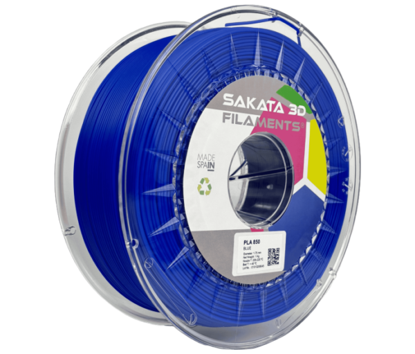 Bobine Filament PLA 850 Sakata 3D AZUL Bobine Filament PLA 850 Sakata 3D AZUL