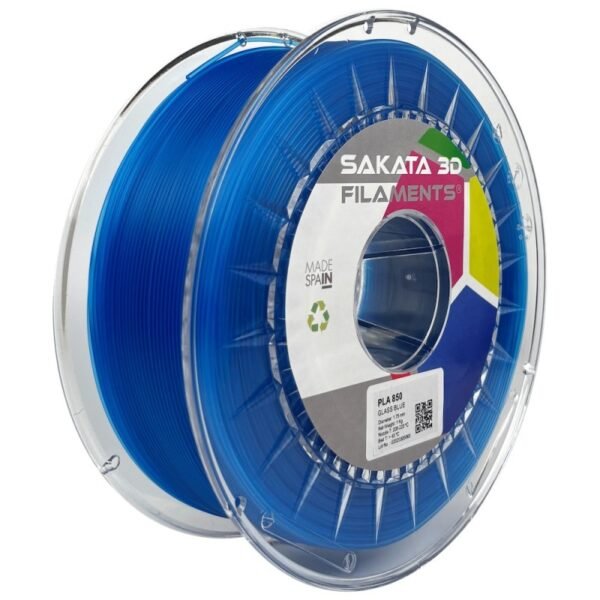 Bobine Filament PLA 850 Glass Sakata 3D AZUL Bobine Filament PLA 850 Glass Sakata 3D AZUL