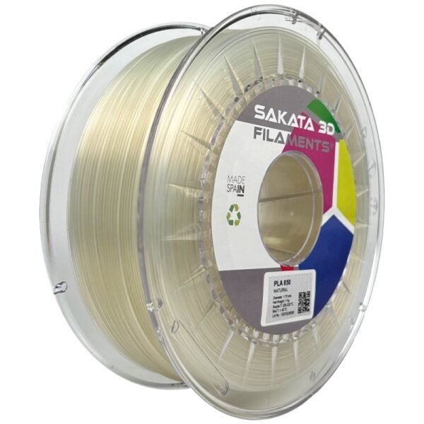 Bobine Filament PLA 850 Sakata 3D NATURAL Bobine Filament PLA 850 Sakata 3D NATURAL