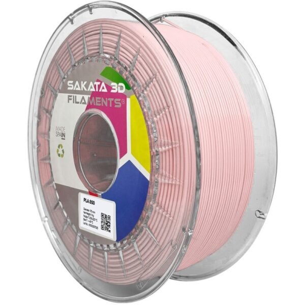 Bobine Filament PLA 850 Sakata 3D ROSA BEBÉ PASTEL Bobine Filament PLA 850 Sakata 3D ROSA BEBÉ PASTEL