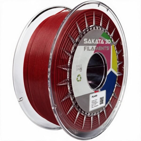Bobine Filament PLA 850 Sakata 3D ROJO CARMÍN Bobine Filament PLA 850 Sakata 3D ROJO CARMÍN