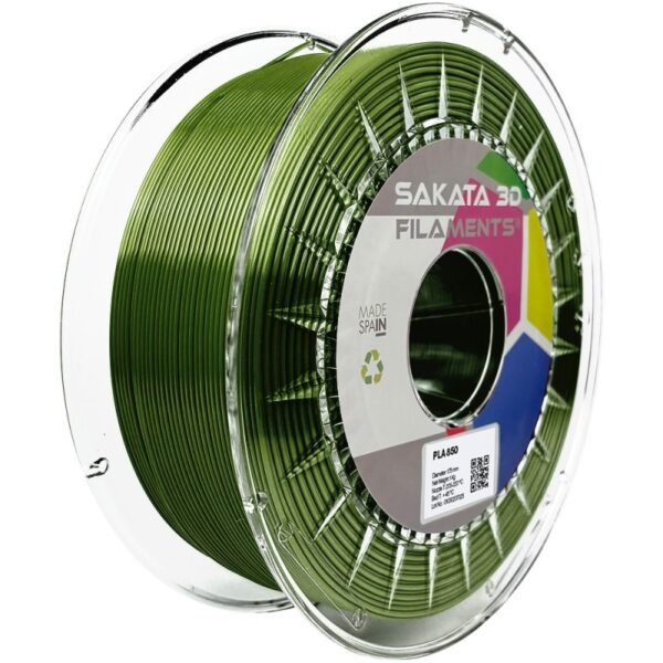 Bobine Filament PLA 850 Silk Sakata 3D FIR GREEN