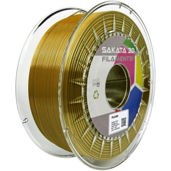 Bobine Filament PLA 850 Silk Sakata 3D GOLD