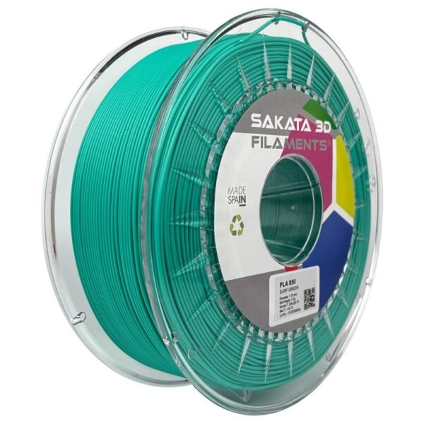 Bobine Filament PLA 850 Sakata 3D SURF GREEN Bobine Filament PLA 850 Sakata 3D SURF GREEN