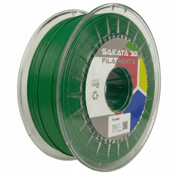 Bobine Filament PLA 850 Sakata 3D VERDE ANDALUCIA Bobine Filament PLA 850 Sakata 3D VERDE ANDALUCIA
