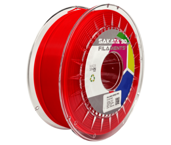 Bobine Filament PLA High Speed PRO Sakata 3D Fluor Red Bobine Filament PLA High Speed PRO Sakata 3D Fluor Red