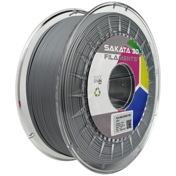 Bobine Filament PLA High Speed PRO Sakata 3D Gris Bobine Filament PLA High Speed PRO Sakata 3D Gris
