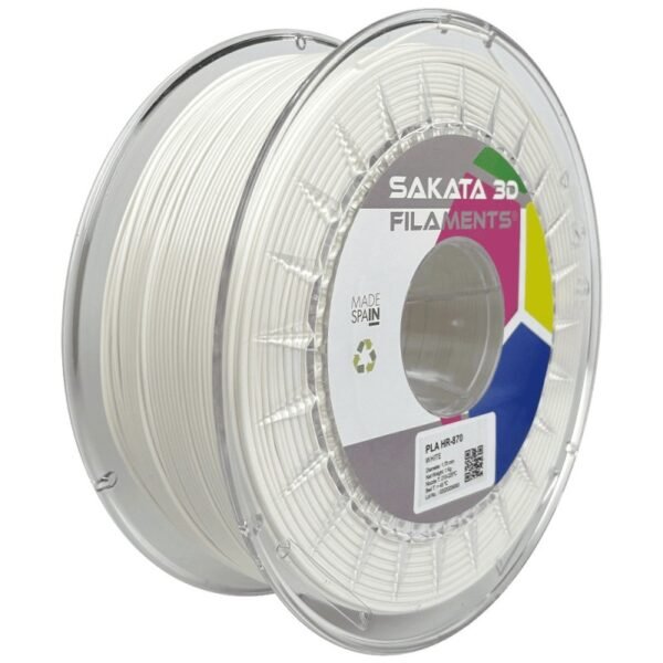 Bobine Filament PLA HR-870 Sakata 3D BLANCO