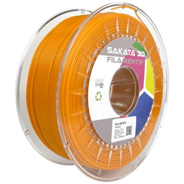 Bobine Filament PLA HR-870 Sakata 3D NARANJA