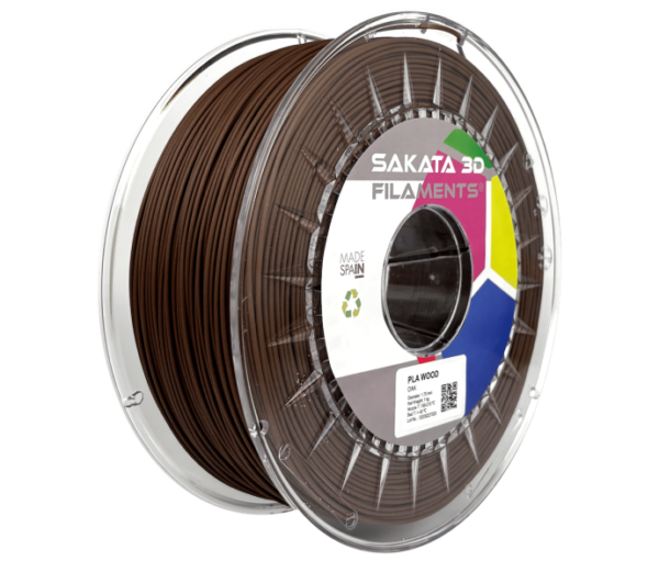 Bobine Filament PLA Bois (Madera) Sakata 3D ROBLE Bobine Filament PLA Bois (Madera) Sakata 3D ROBLE